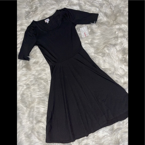 NWT✨ LuLaRoe Black Nicole Dress - Picture 6 of 9